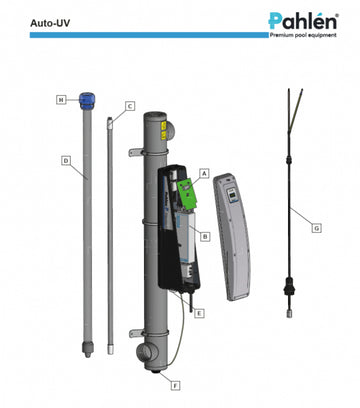 Reservdelar Auto-UV titan saltklorinator